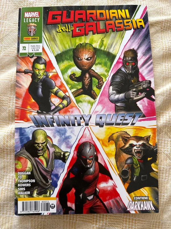 Fumetto guardiani della galassia