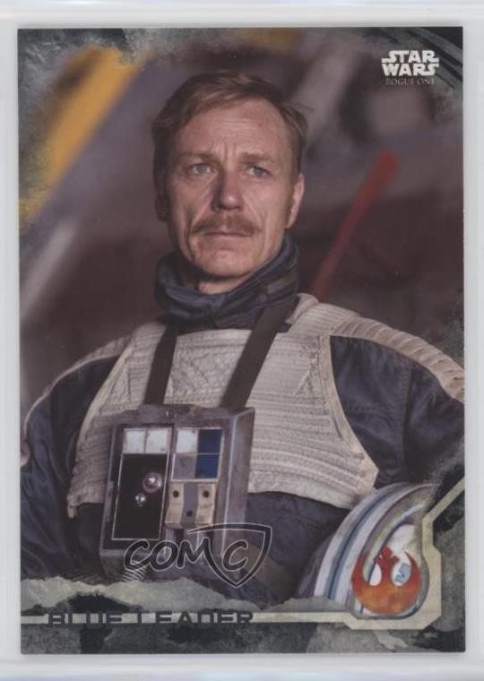 2016 Topps Star Wars: Rogue One Series 1 Death Star Black Blue Leader #9 9aj