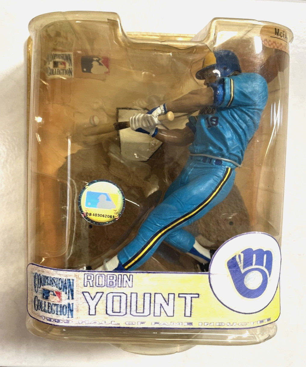 Modellino McFarlane Personalizzato Robin YOUNT #19 MILWAUKEE BREWERS 2008 Serie 5