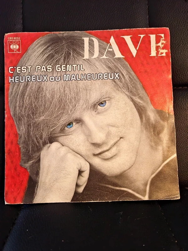 Dave – C'est Pas Gentil / Heureux Ou Malheureux (1979) 45T Vinyle