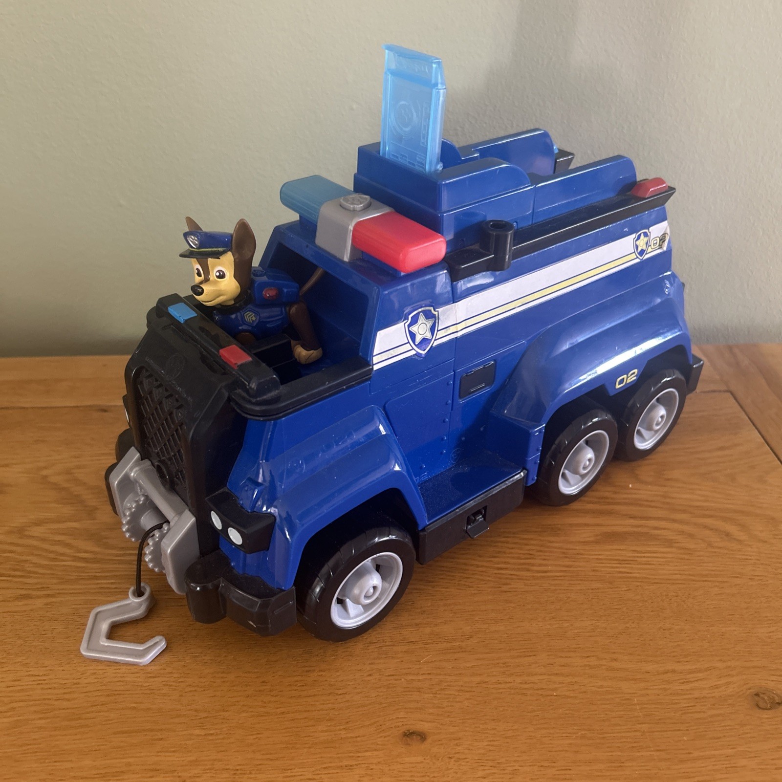 Paw Patrol Ultimate Rescue Police Cruiser Veicolo Inseguimento Figura Giocattolo Luci Suoni