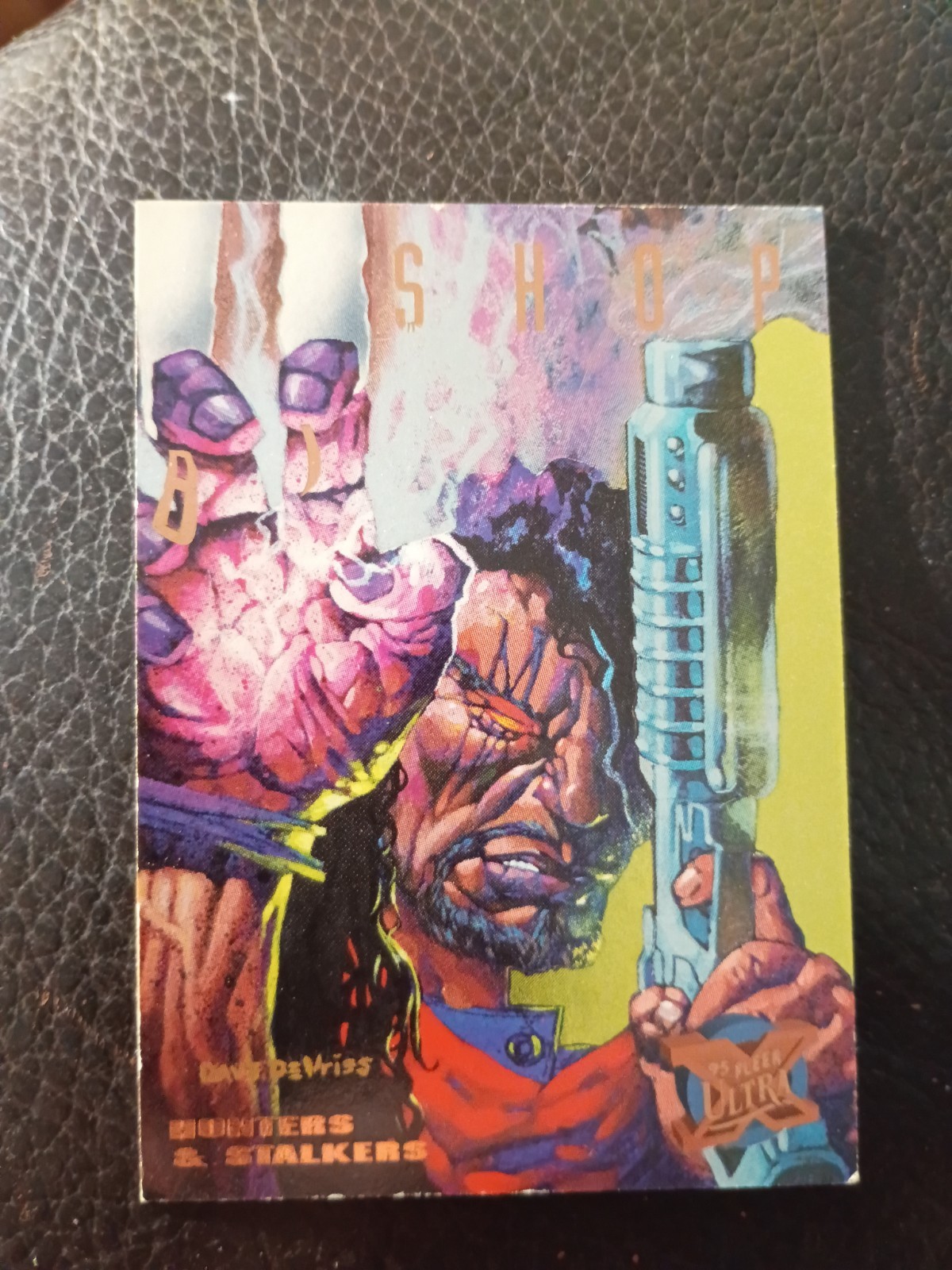 Carta Bishop 1994 Fleer Ultra Marvel Cacciatori e Stalkers #5 di 9 X-Men Foil