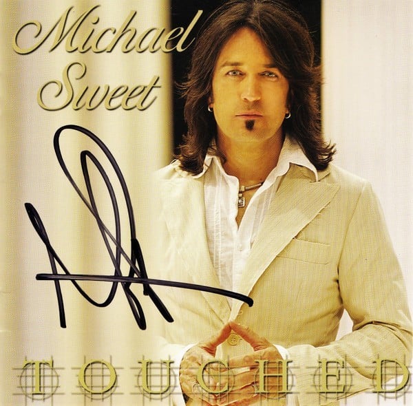 Michael Sweet TOUCHED CD SIGNED Autograph 2007 Self-Released solo album STRYPER