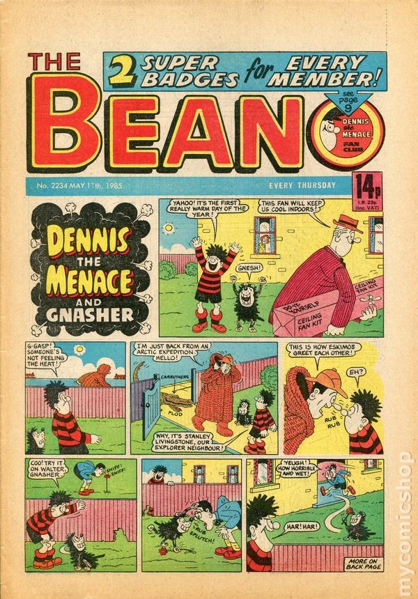 Beano #2234 FN 1981 Stock Image