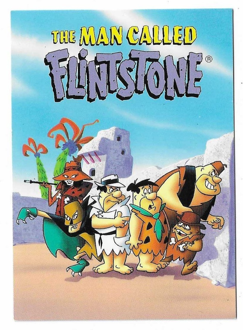 Carta Cardz The Flintstones 1993 L'uomo chiamato Flintstone #78