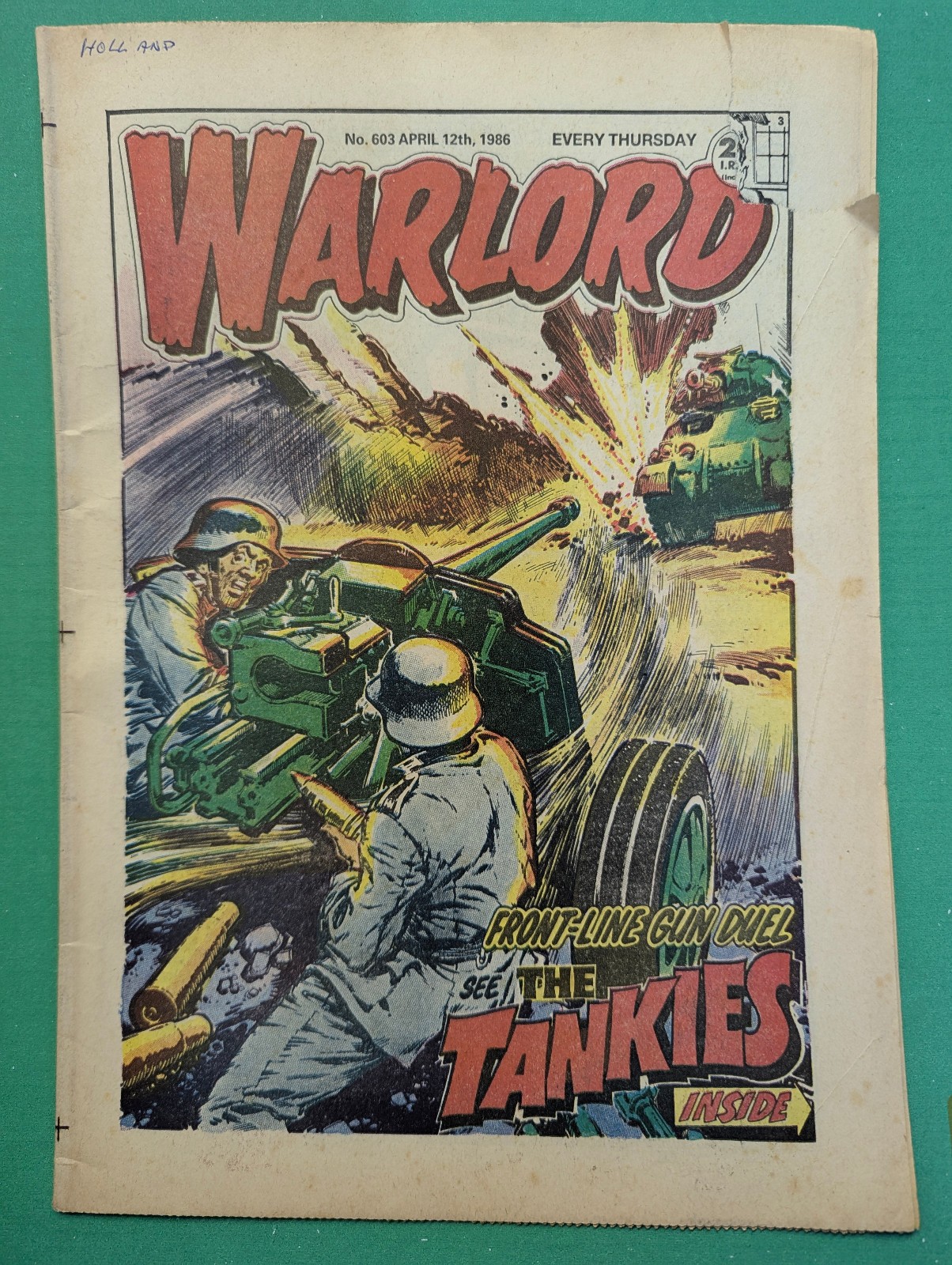 Warlord Comic No 603, April 12th 1986.