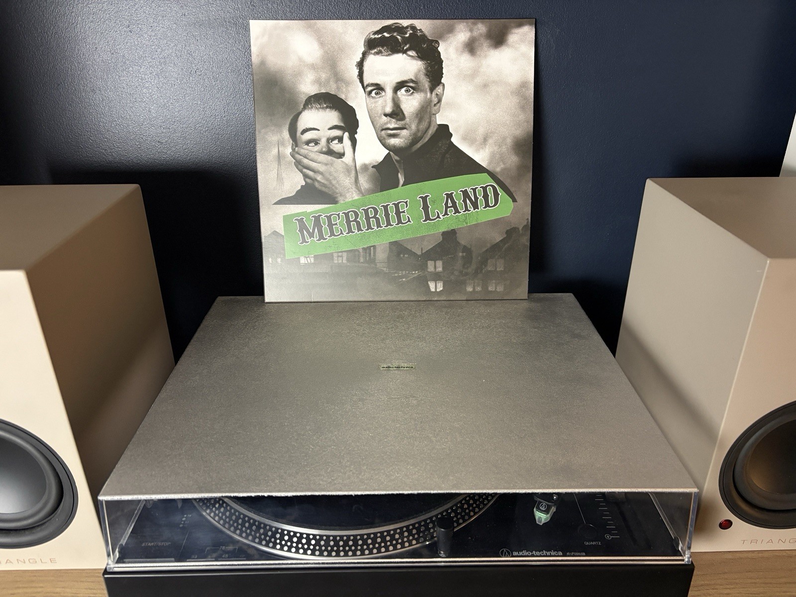 The Good The Bad And The Queen Merrie Land EUR 2018 Ltd Green Vinyl NM/NM