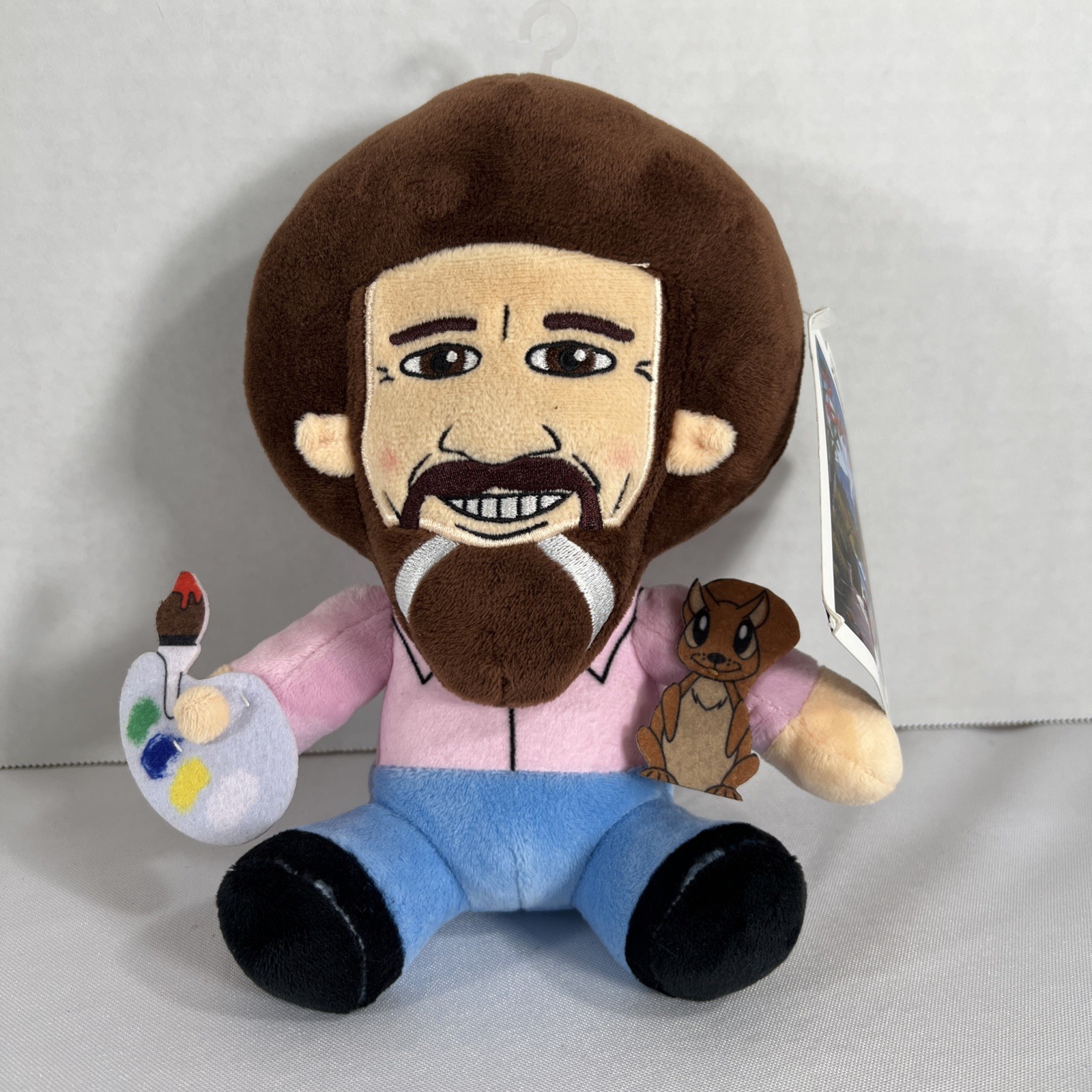 Bob Ross Kidrobot® Plush Doll, The Joy of Painting -New 8.5"  Happy Little Trees