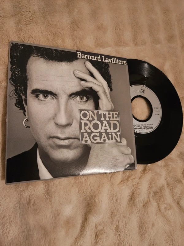 Disque Vinyle 45T - Bernard Lavilliers - On The Road Again (1988 Variété Française / Rock)