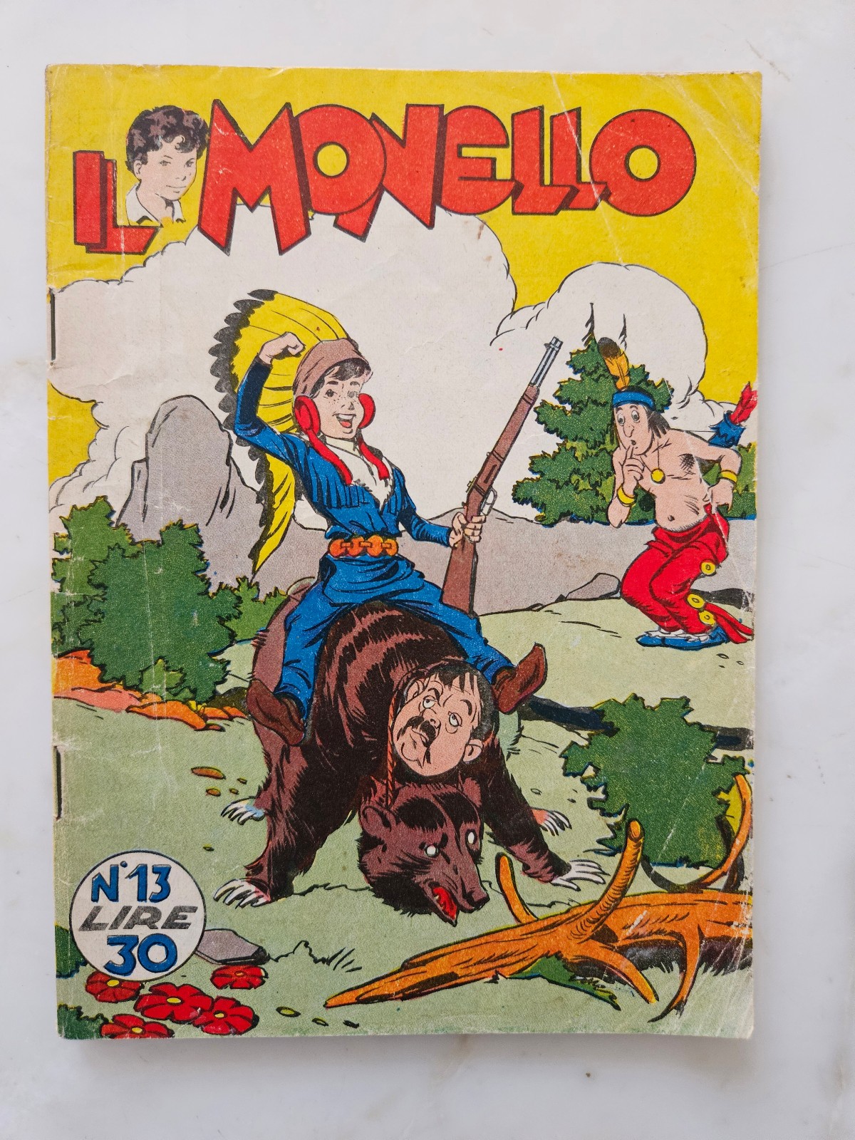 c5) IL MONELLO  n.   13 - ed. Universo 1955 -  ottimo