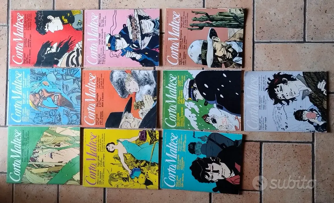 Dieci Fumetti Corto Maltese anno 1984 e 1985