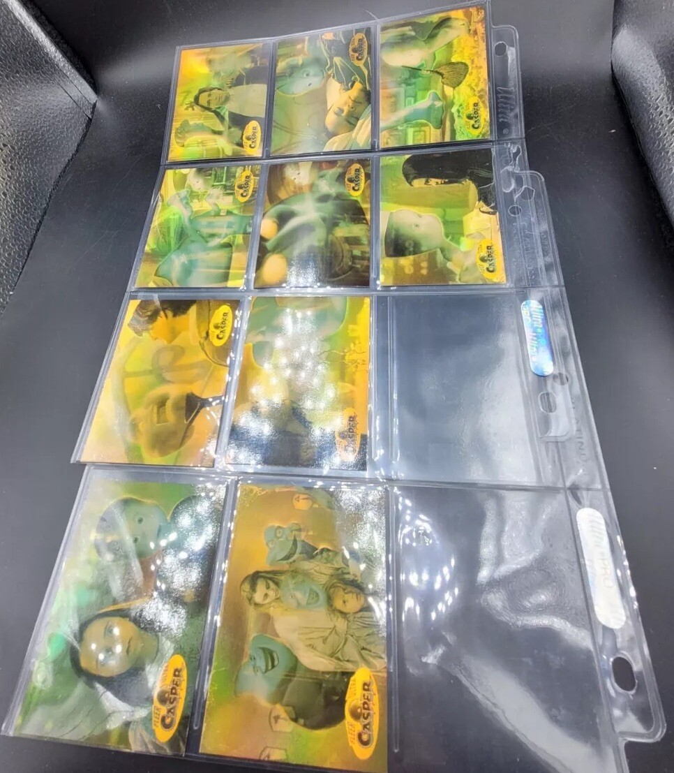 1995 Fleer Ultra Casper Movie Prismatic Foil Insert Trading Card Lot 10/15