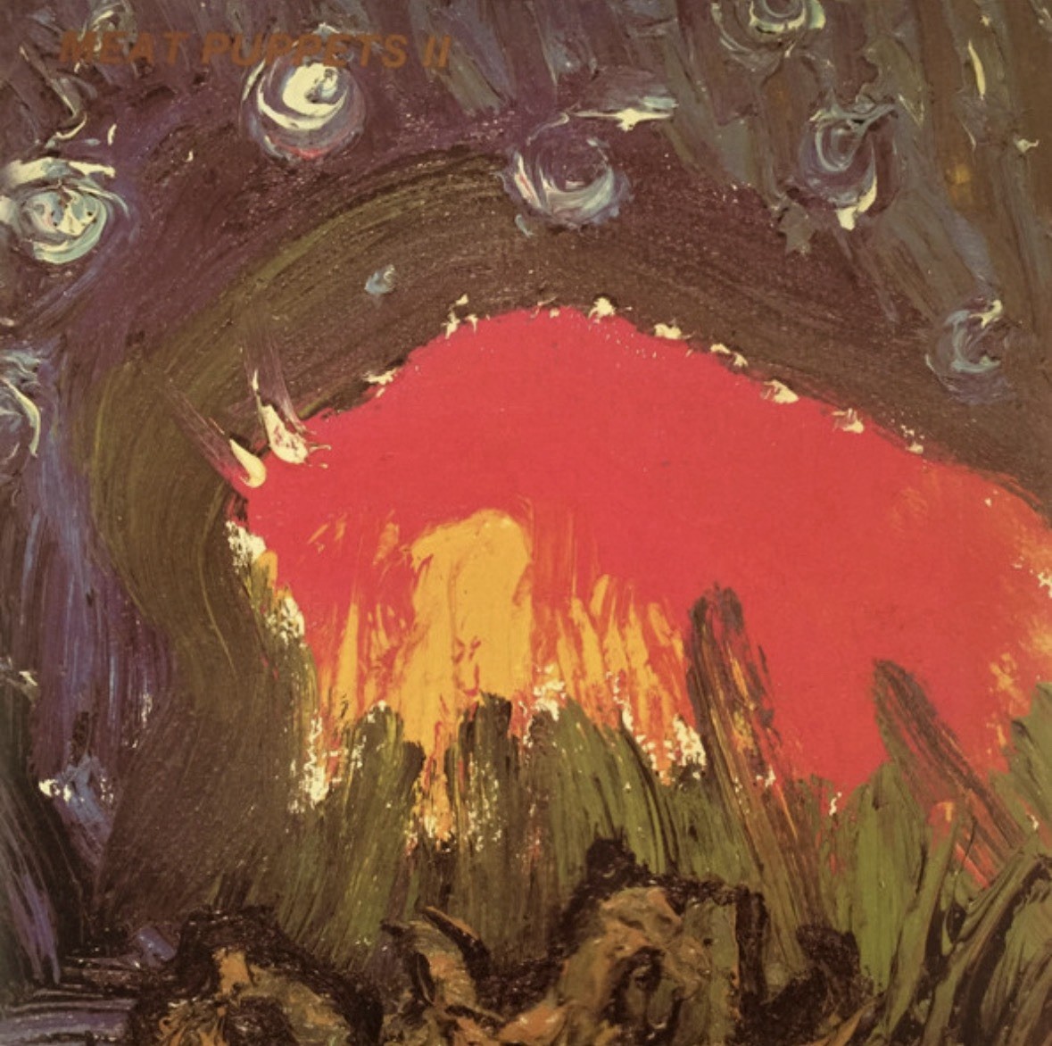 Vinyl Lp Meat Puppets II 2019 Limited Edition Fire Orange Alternative Nirvana