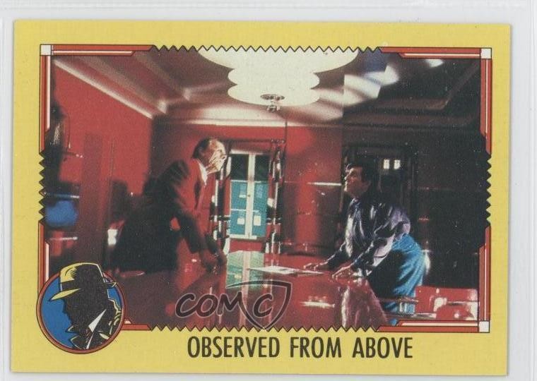 1990 Topps Dick Tracy Al Big Boy Caprice Observed from Above #69 0b6