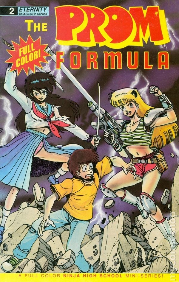 Ninja High School Prom Formula #2 FN 1991 Immagine Stock