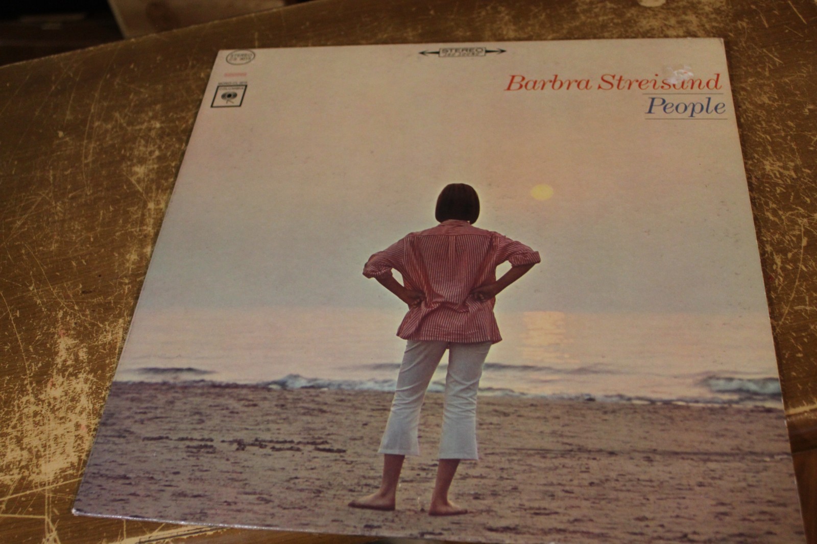 BARBRA STREISAND PEOPLE STEREO RECORD ALBUM