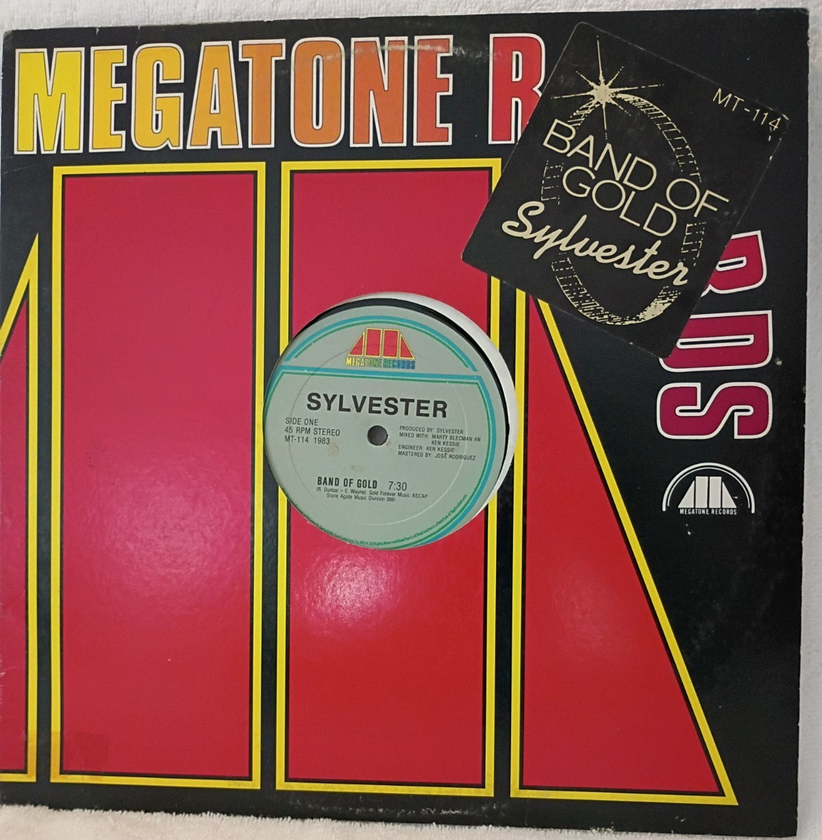 Sylvester - BAND OF GOLD - 12" - 1983 - HI-NRG DISCO - EXCELLENT  Vinyl