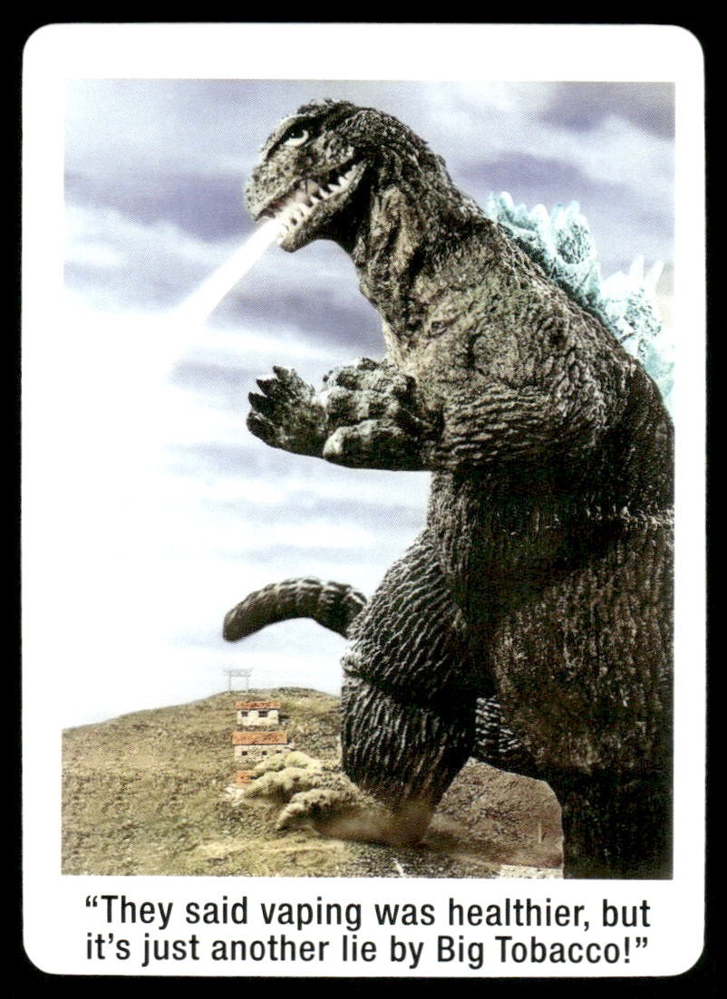 Godzilla Vaping 2025 Monster Memes Card #106 (NM)