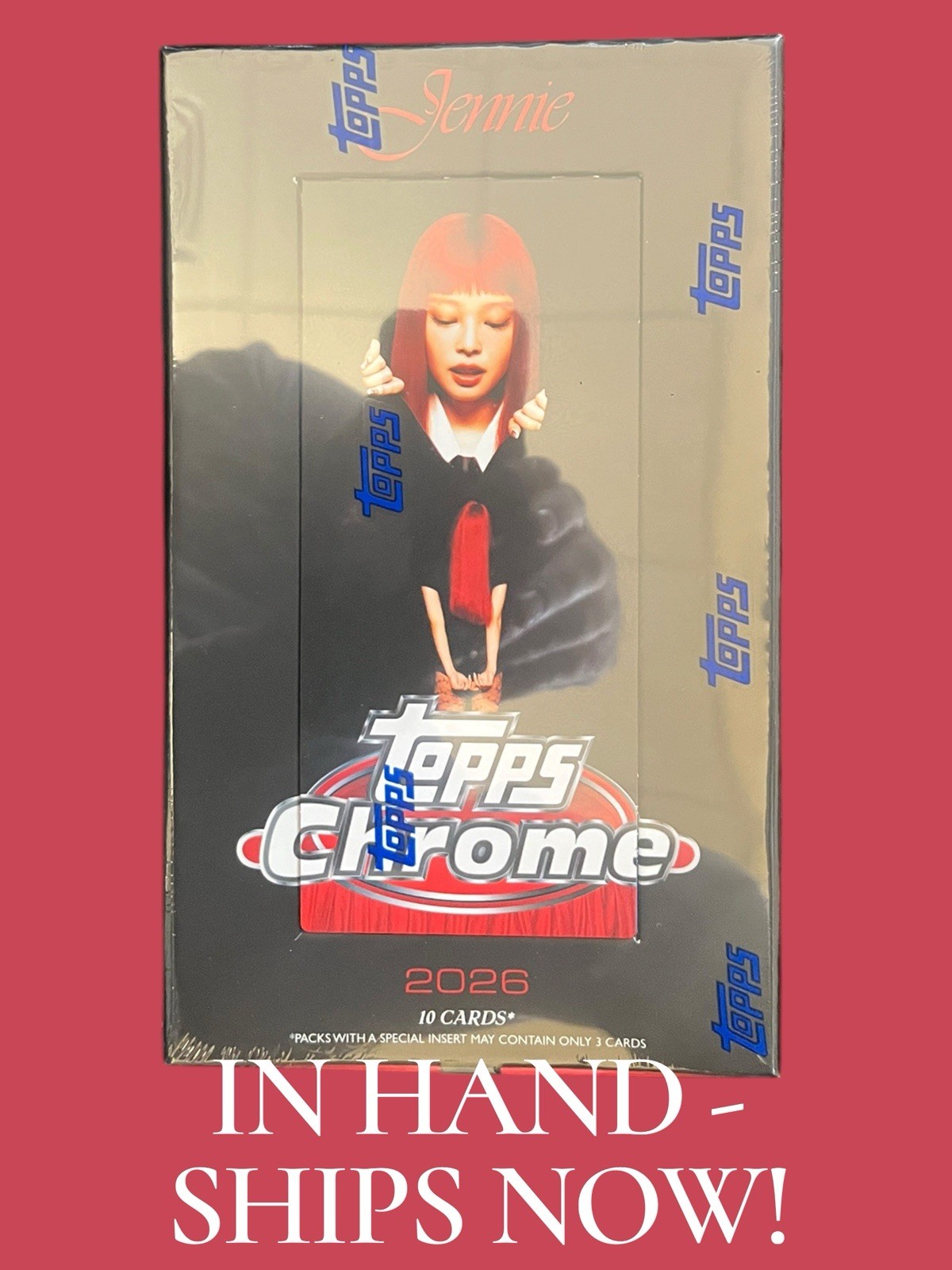 2026 TOPPS CHROME x JENNIE HOBBY BOX New Sealed - IN HAND SHIPS NOW - Quantity!