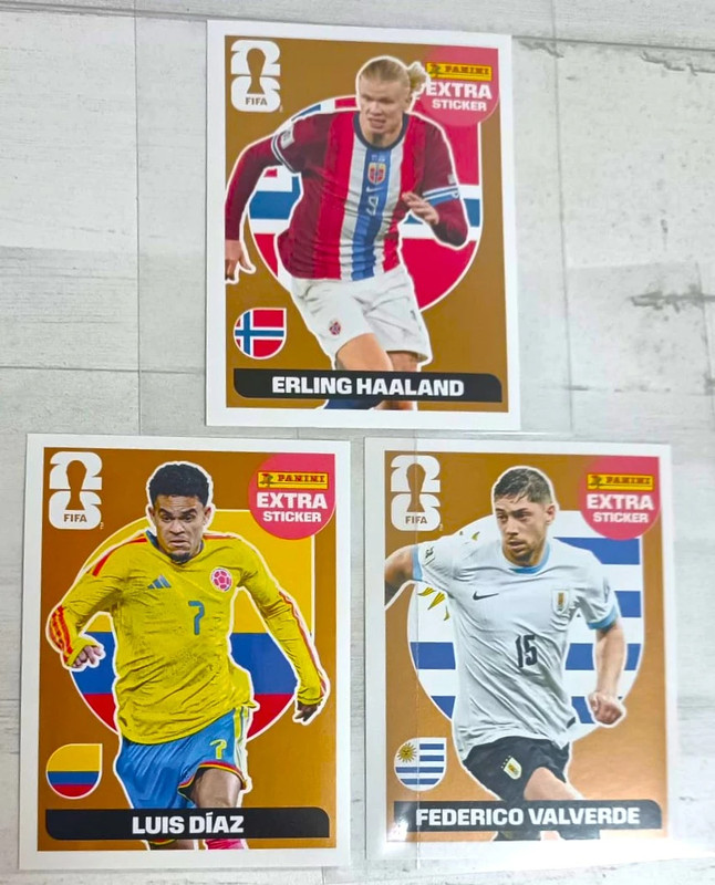 3x Extra Sticker Panini Fifa World Cup 2026