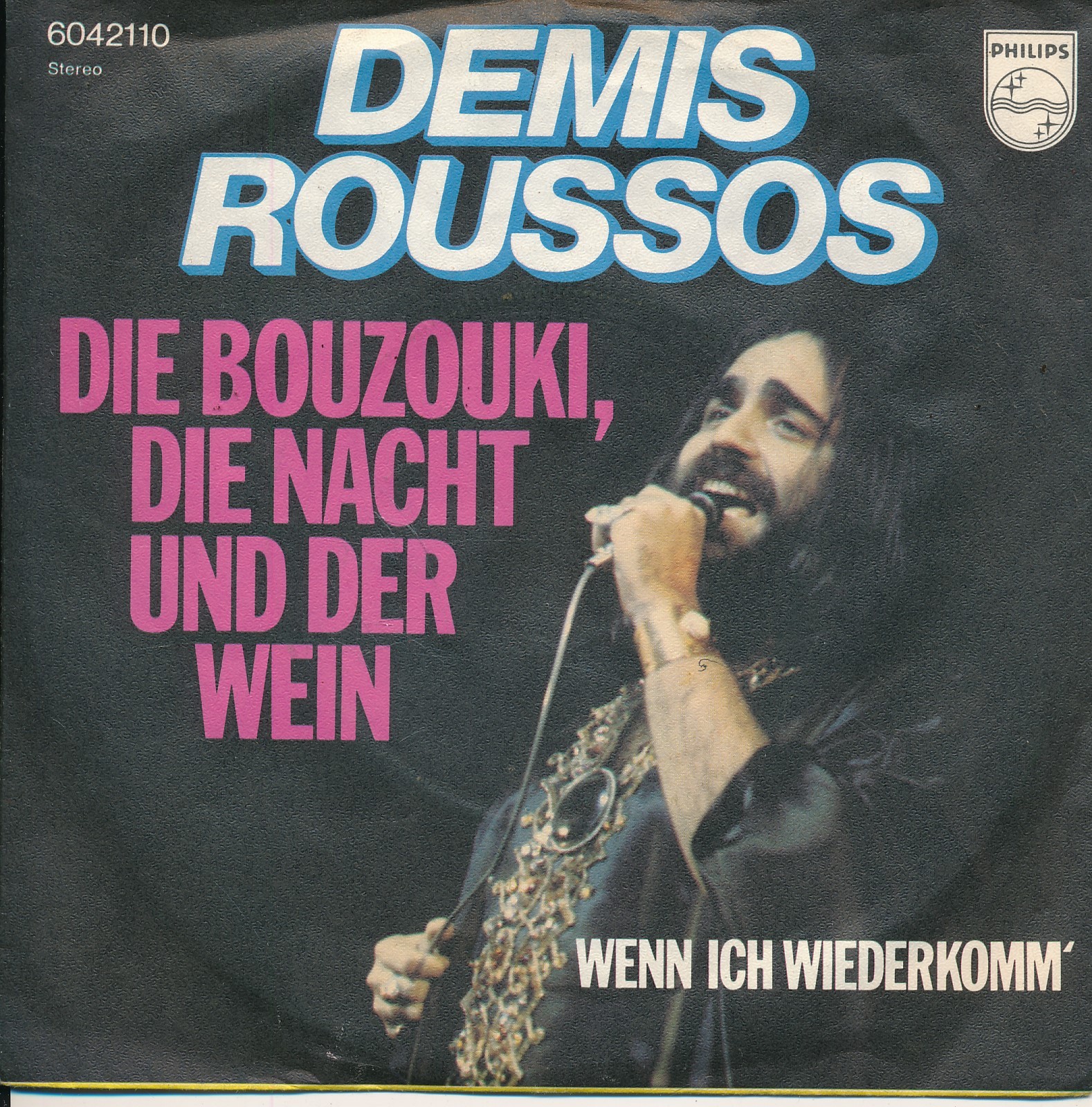 Die Bouzouki, die Nacht und der Wein - Demis Roussos - Single 7" Vinyl 209/11