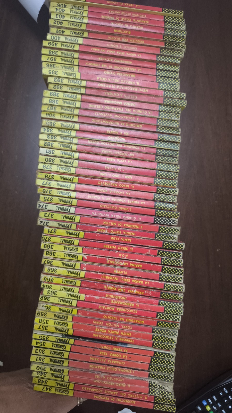 Lotto 54 Fumetti KRIMINAL Corno dal 347 al 406 - Prima Serie - 1974