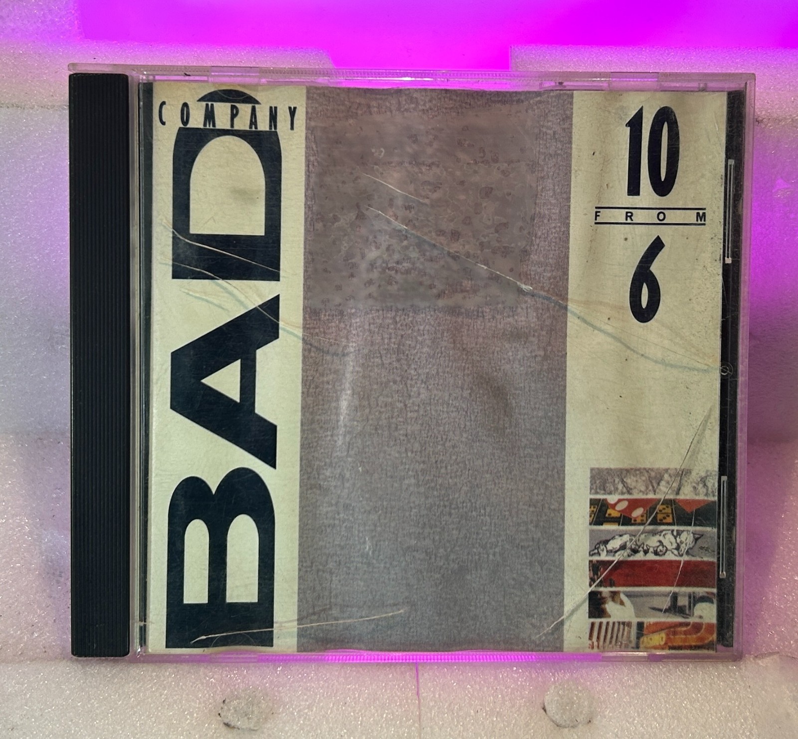 10 from 6 by Bad Company (CD, 1985, Atlantic) W/ Case, Tested