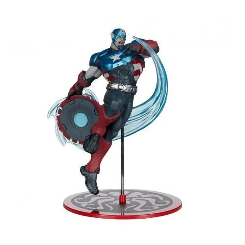 Statua da collezione Marvel Rivals Collection Wv1 Captain America
