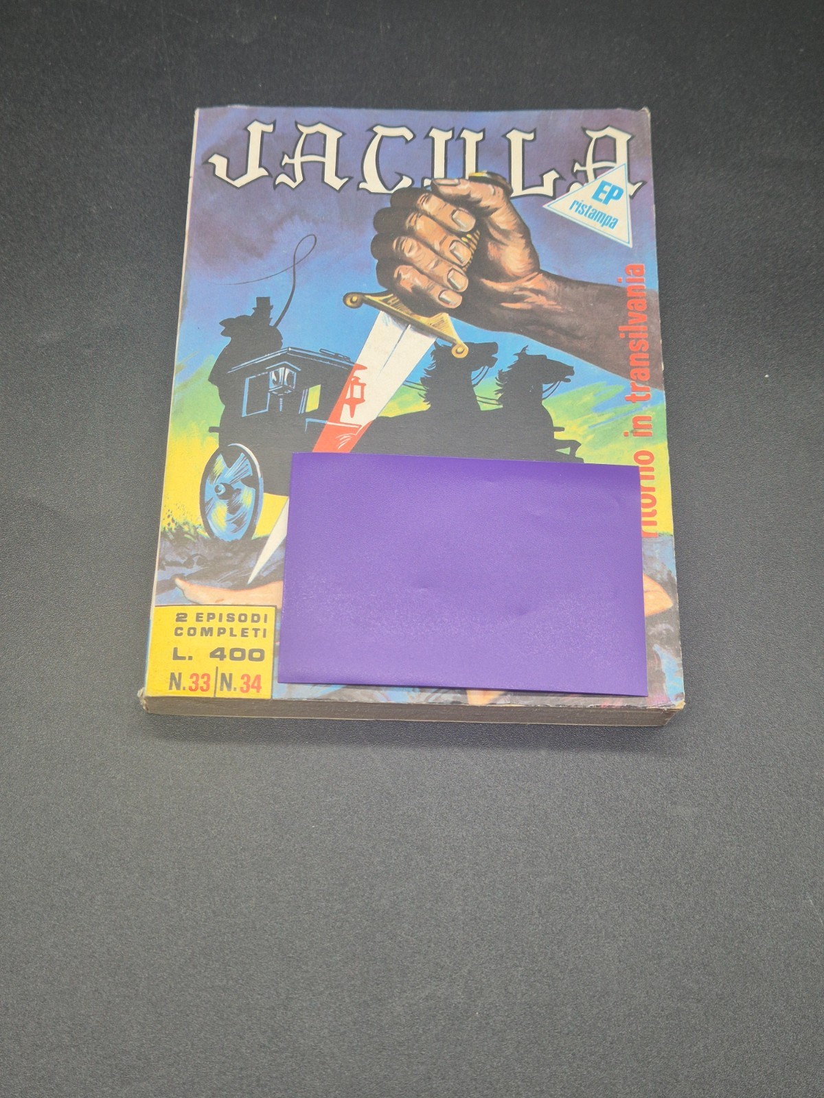 FUMETTO  JACULA EDIPERIODICI  COLLEZIONE    N 17 BUONO   