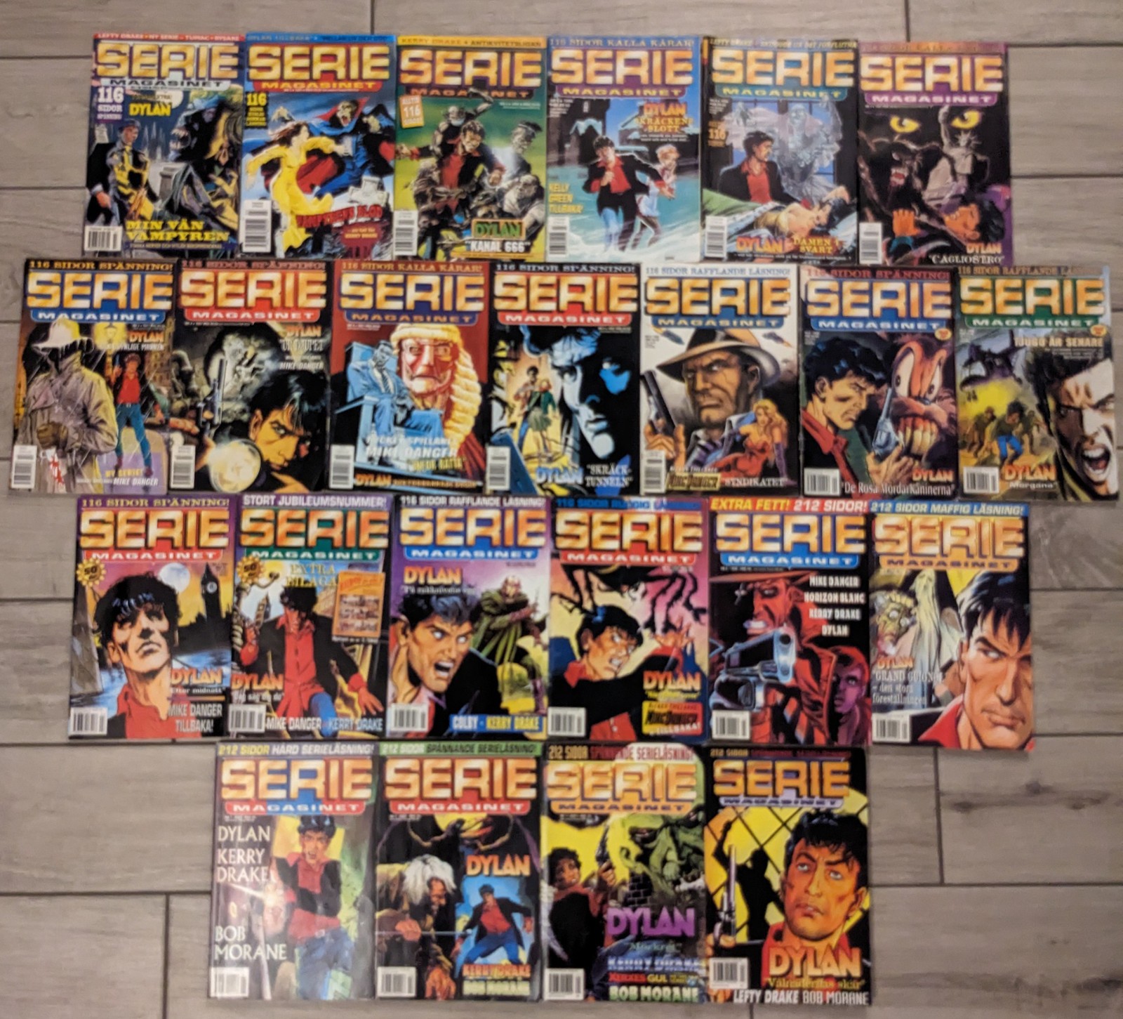 DYLAN DOG SVEZIA SVEDESE COMPLETISSIMA SERIE MAGASINET 1994-2001