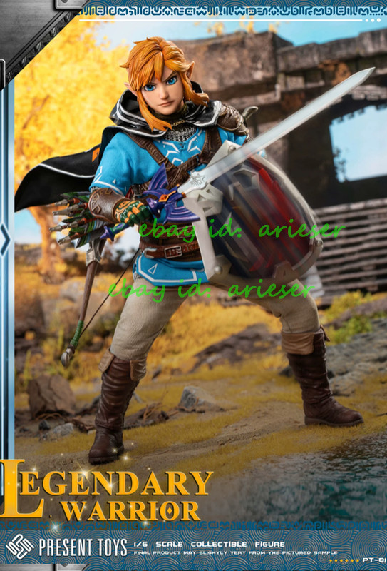 Present Toys Pt-Sp81 Legendary Warrior Link Normale Ver. Modellino 1/6 nuovo
