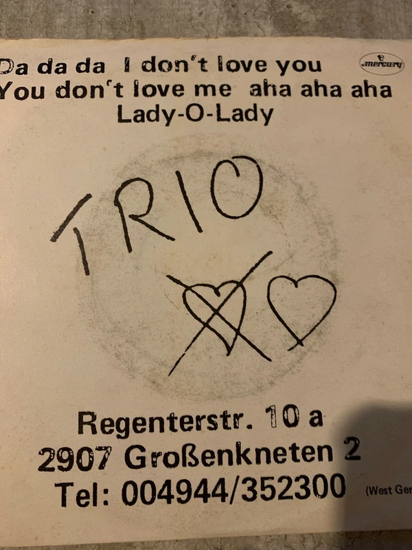 Vinile 45 Trio