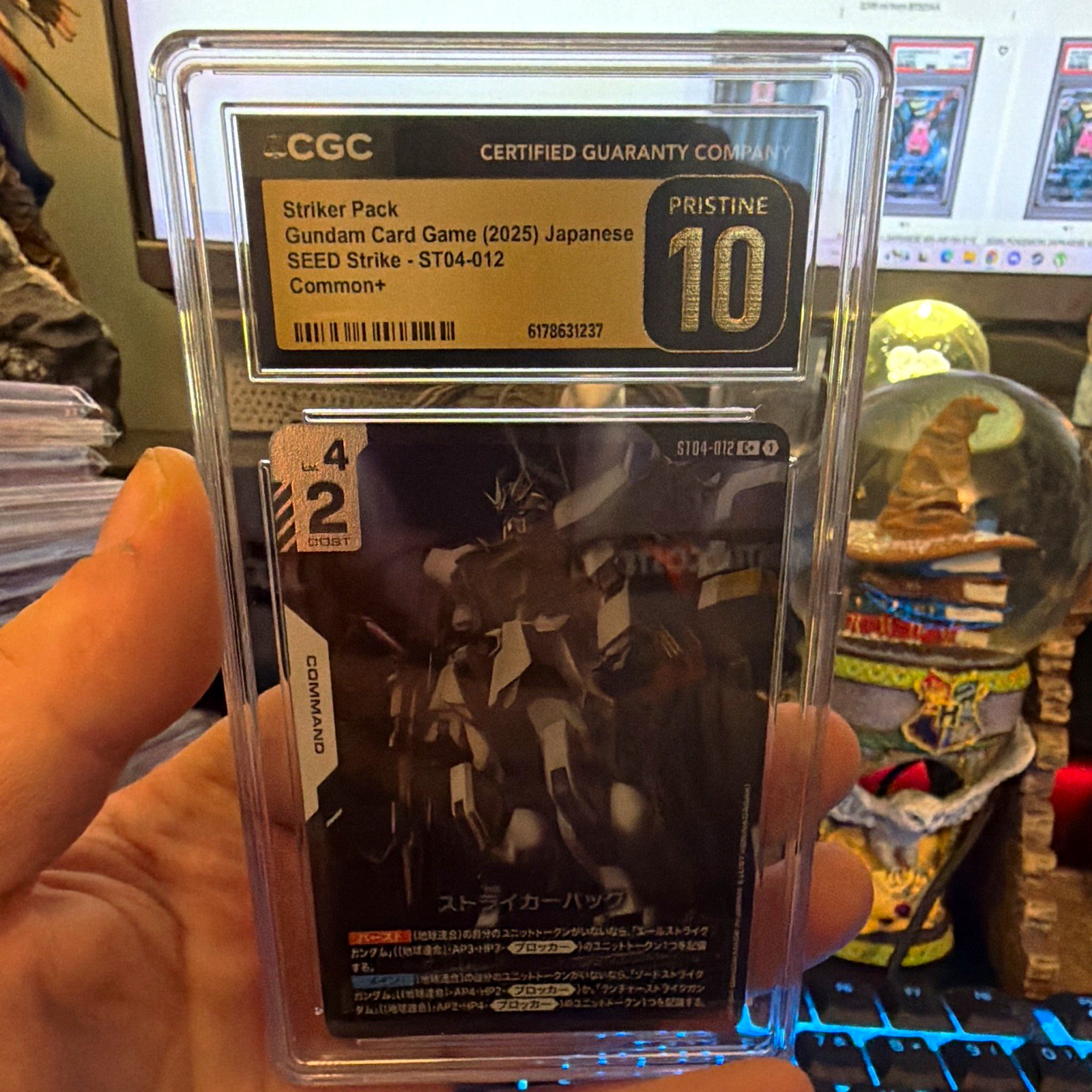 CGC 10 2025 Gundam Card Game SEED Strike ST04-012 JP Common+ Command
