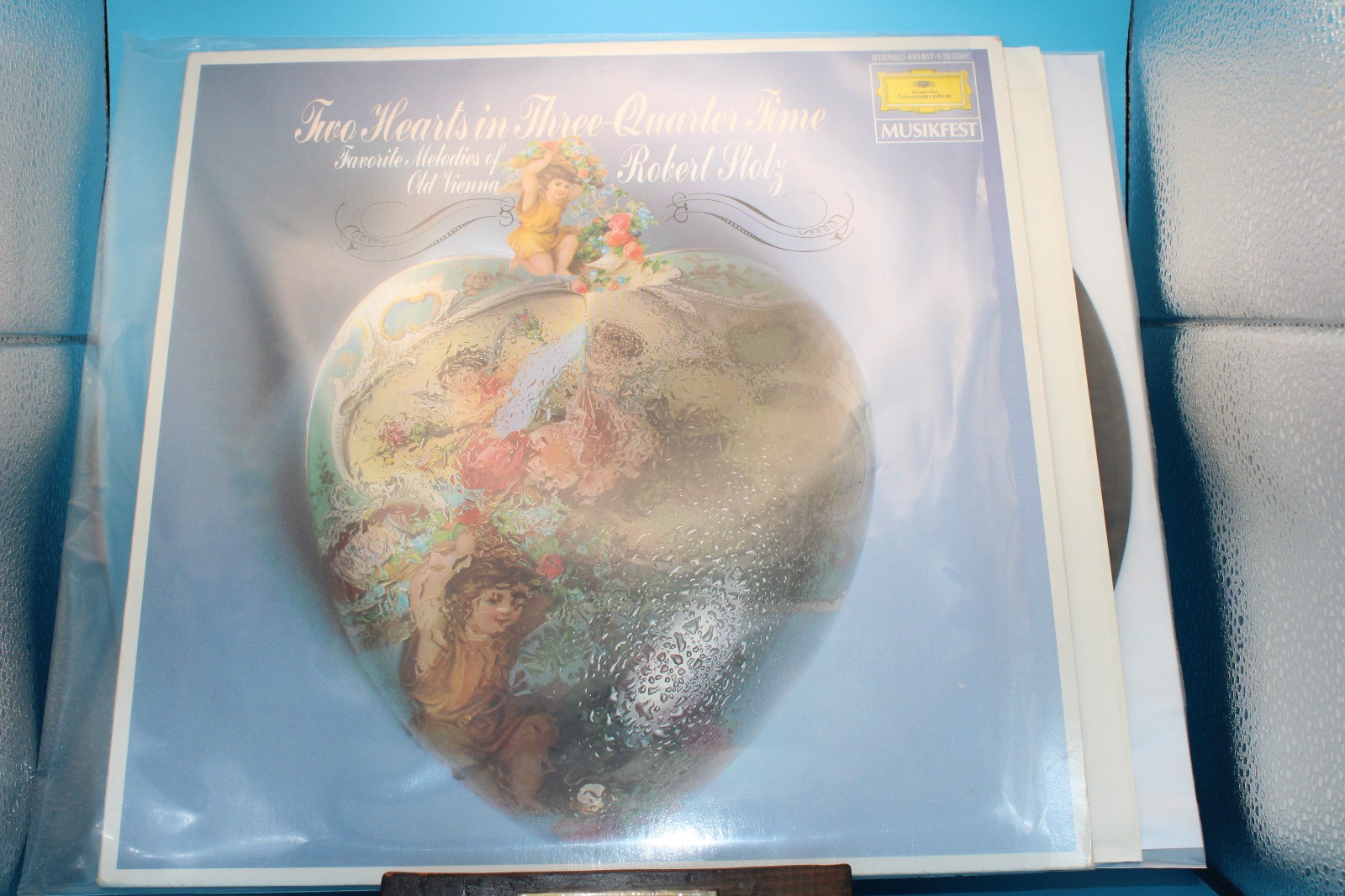 ROBERT STOLZ - TWO HEARTS IN THREE-QUARTER TIME - OLD VIENNA rare Album Lp VG+
