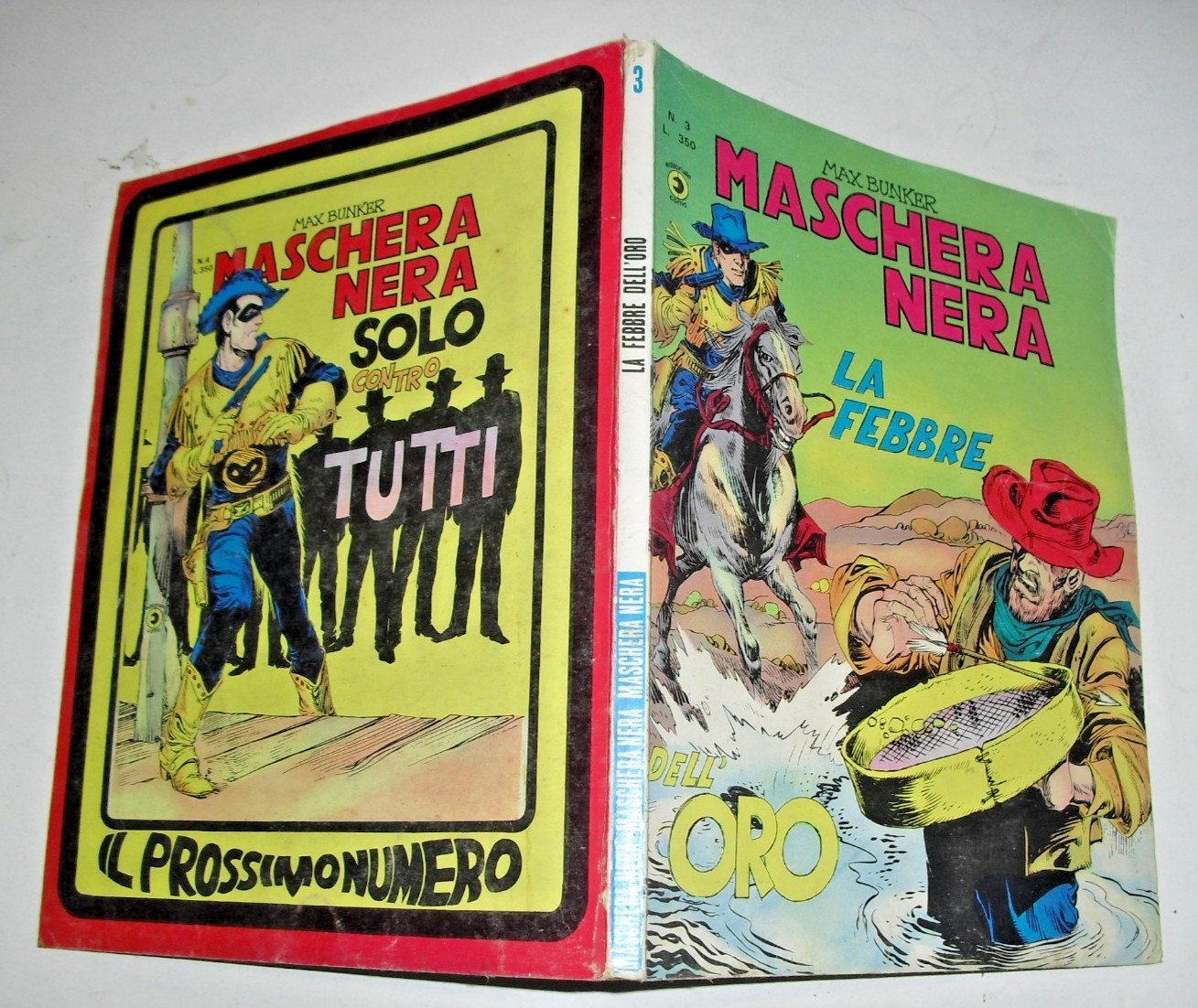 (s) max bunker  MASCHERA NERA n 3 La febbre dell'oro