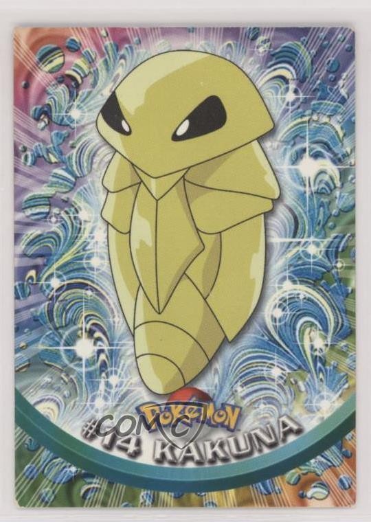 Kakuna 1° Stampa (Logo Topps Blu) Pokemon Edizione Animazione TV Serie 1 12gr