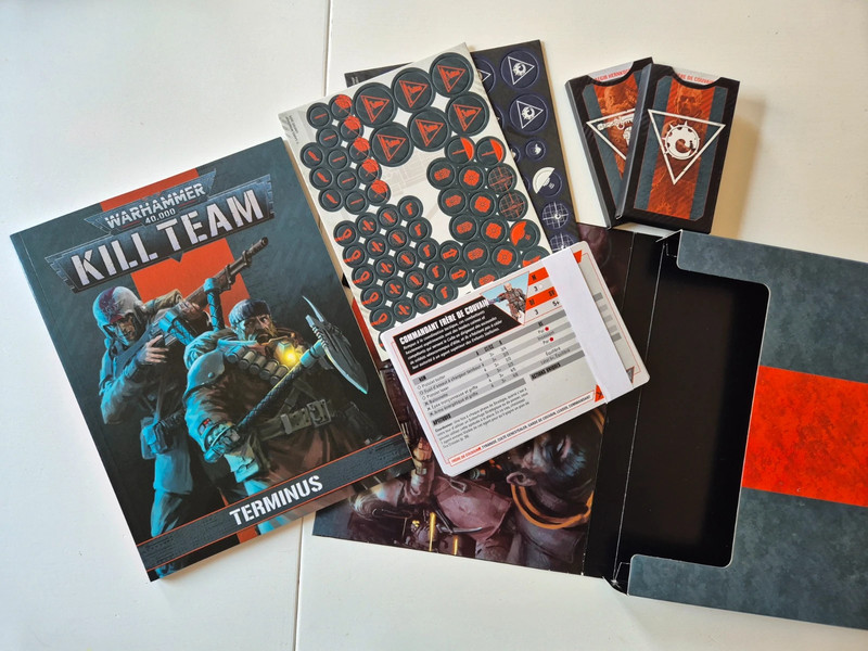 Kill Team Terminus : dossier technique, cartes & tokens