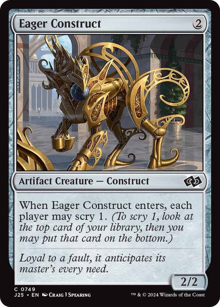 Eager Construct 749 Foundations Jumpstart Magic: The Gathering