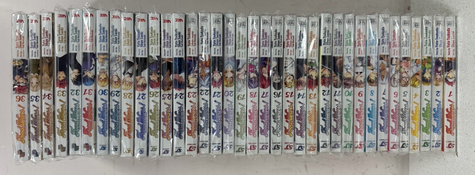 Lotto romanzi manga anime Food Wars 1-36
