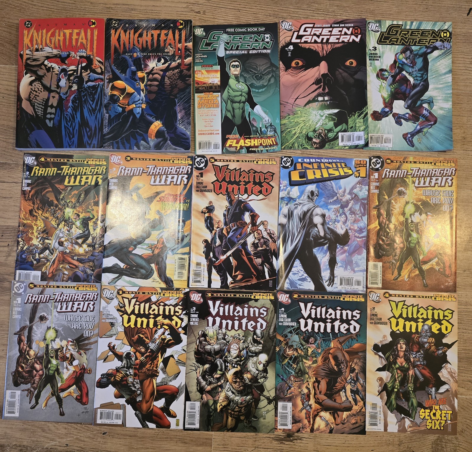 DC Comics & Graphic Novels Job Lot Batman Knightfall & Event Miniseries 16 Items