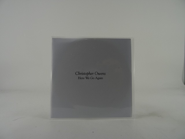 CHRISTOPHER OWENS HERE WE GO AGAIN (B19) 1 Track Promo CD Single plus White Slee