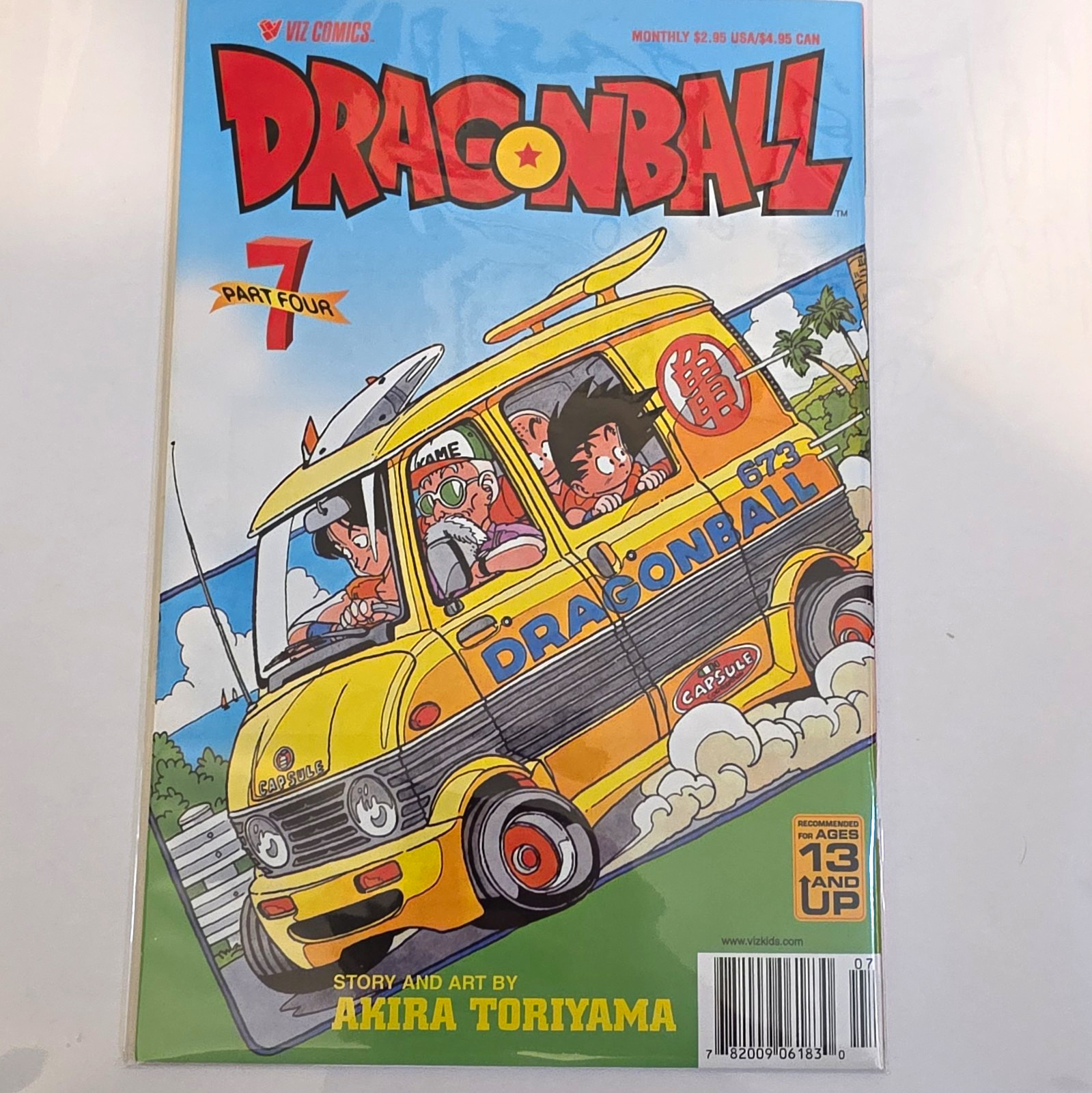 VIZ Comics Dragon Ball parte quattro #7 colore inglese Akira Toriyama 2002