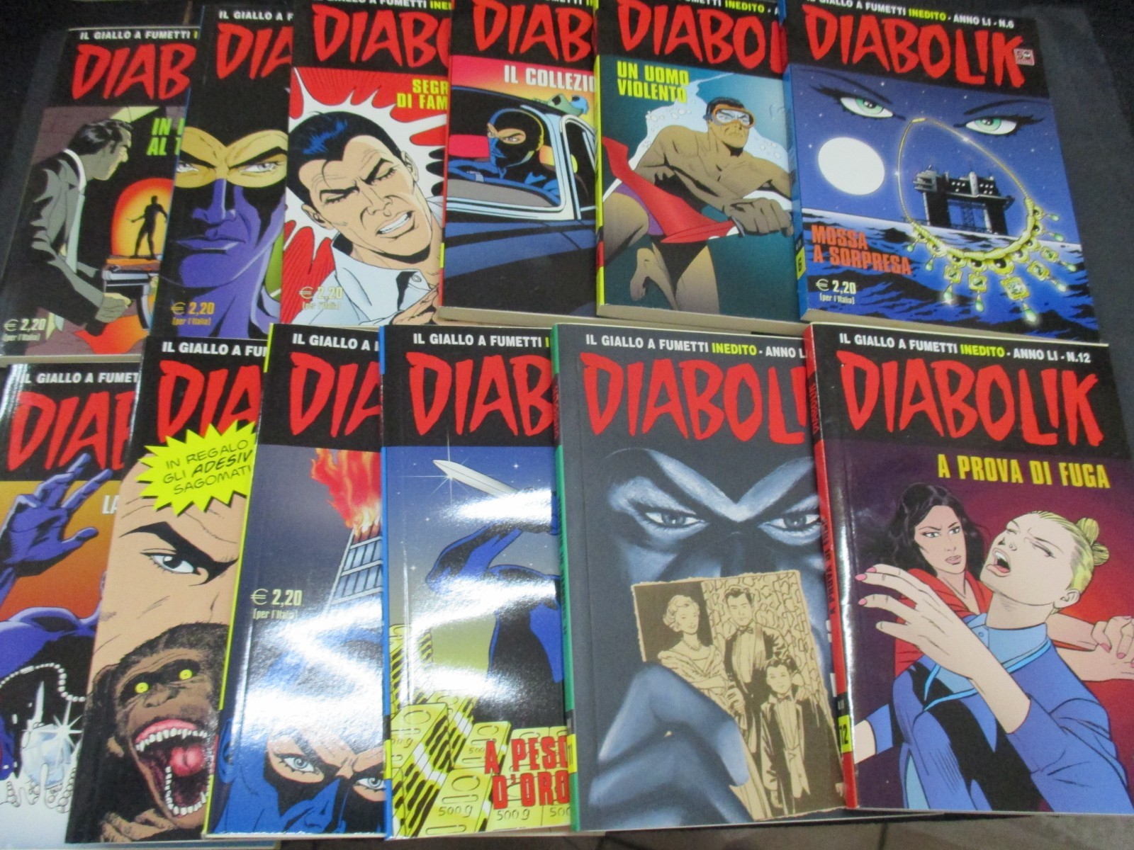 DIABOLIK ANNO LI 2012 1/12 - ANNATA COMPLETA