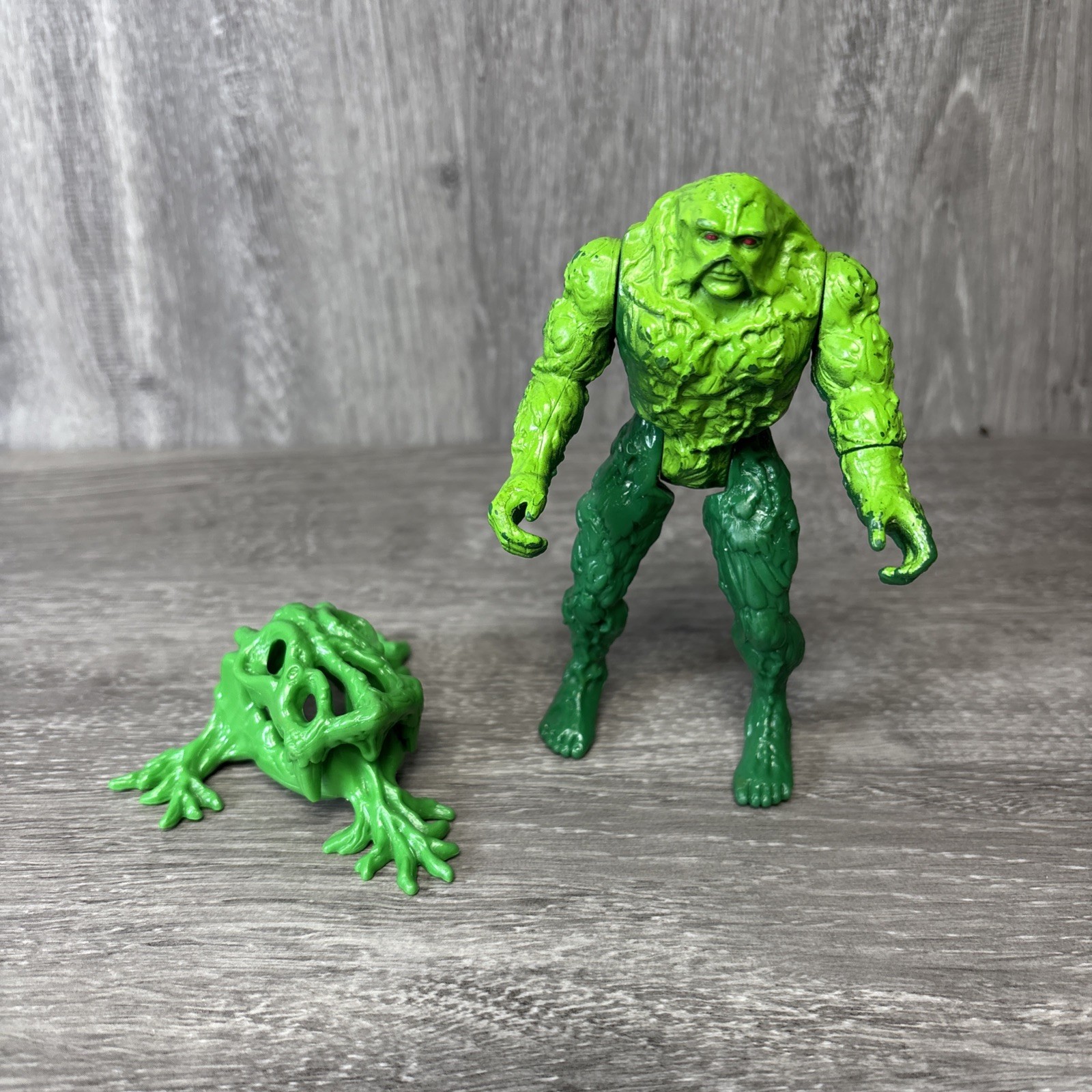 Snare Arm Swamp Thing 100% Completo FUNZIONA 1990 Kenner Modellino Vintage