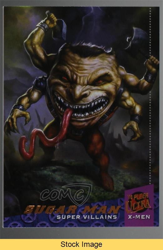2018 Fleer Ultra Marvel X-Men Villains Rainbow Foil Sugar Man #102 READ 0wz4
