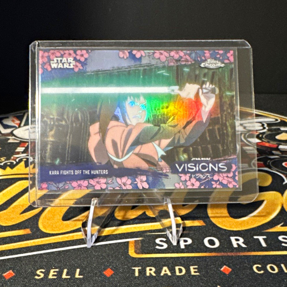 Topps chrome 2026 Star Wars Visions Lah Kara #V3-3 Insert Trading Card 