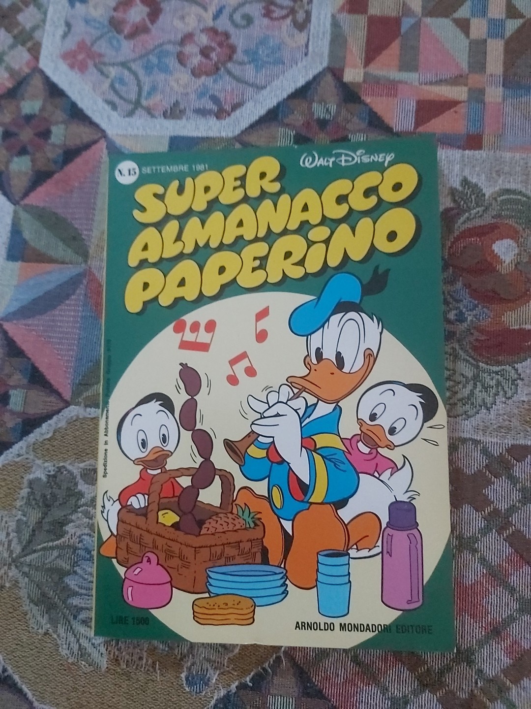 Walt Disney Super Almanacco Paperino N. 15 Del 1981 Seconda Serie