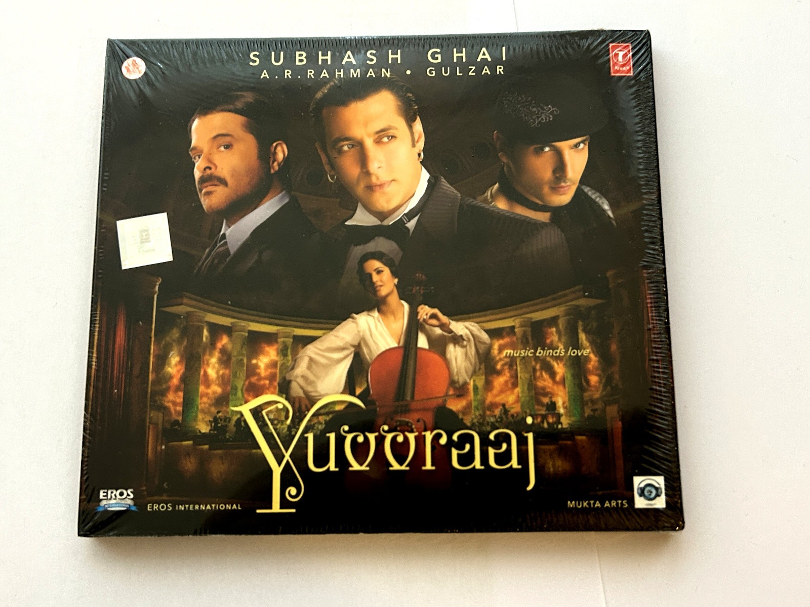 Yuvvraaj (Digipak CD 2008) A. R. Rahman/Gulzar Bollywood Soundtrack NEW/SEALED