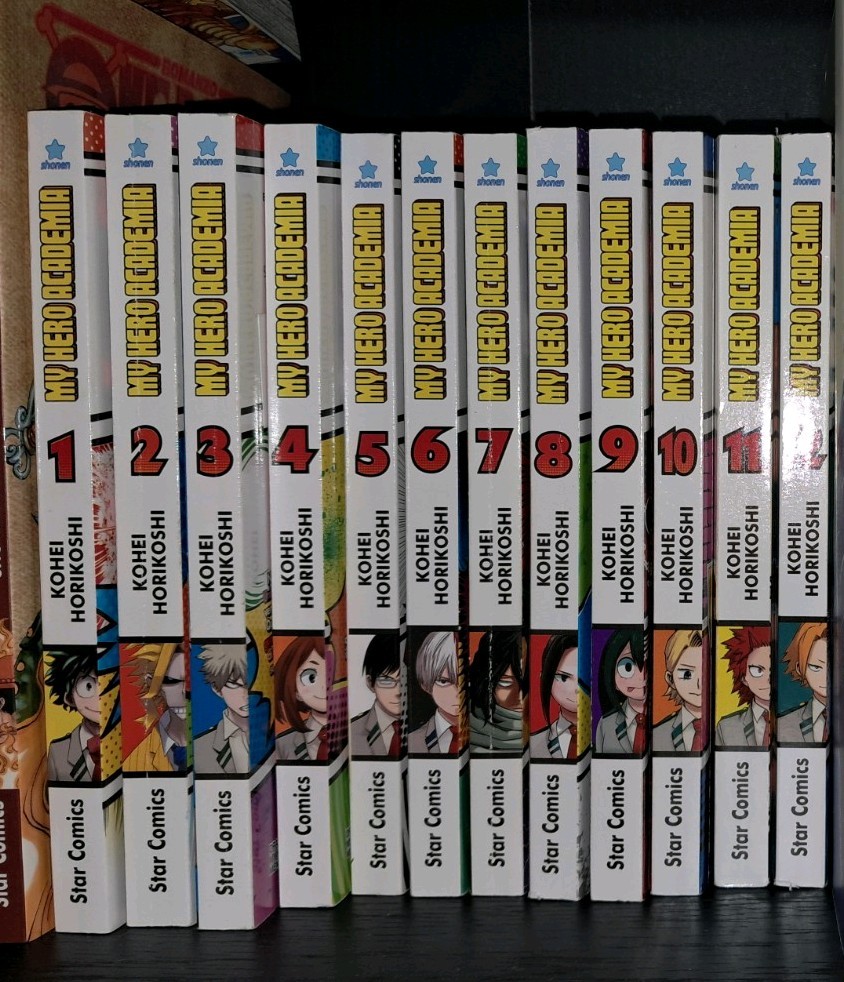 Star Comics My Hero Academia set manga volumi 1-12 Kohei Horikoshi shonen