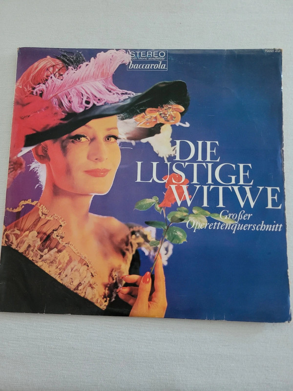 Lp Franz Lehár Die Lustige Witwe (Duitse Persing, Jaren 60)